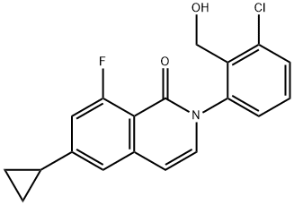 2-(3-氯-2-(羟甲基)苯基)-6-环丙基-8-氟异喹啉-1(2H)-酮