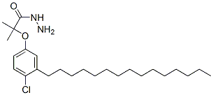 2-(4-chloro-3-pentadecyl-phenoxy)-2-methyl-propanehydrazide