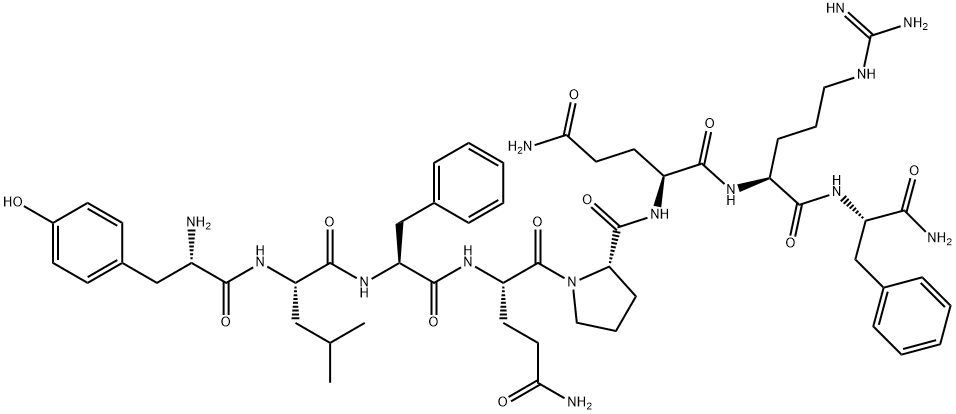 tyrosyl-leucyl-phenylalanyl-glutaminyl-prolyl-glutaminyl-arginyl-phenylalaninamide