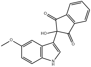 2-Hydroxy-2-(5-methoxy-1H-indol-3-yl)-indan-1,3-dione