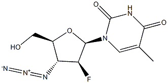 1-(3-azido-2,3-dideoxy-2-fluoroarabinofuranosyl)thymine