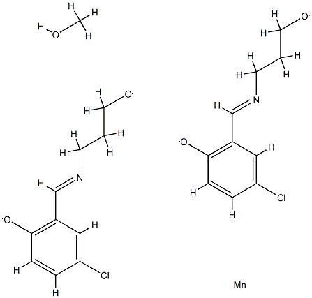 bis(3-(5-chlorosalicylideneamino)propanolato-O,N-O')manganese(IV)