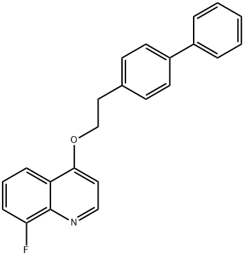 4-(2-(1,1'-Biphenyl)-4-ylethoxy)-8-fluoroquinoline