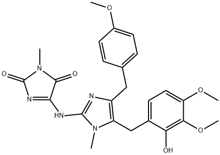 1-Methyl-4-[[1-methyl-5-(2-hydroxy-3,4-dimethoxybenzyl)-4-(4-methoxybenzyl)-1H-imidazol-2-yl]amino]-1H-imidazole-2,5-dione