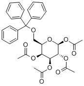 6-O-Trityl-1,2,3,4-tetra-O-acetyl-β-D-galactopyranose