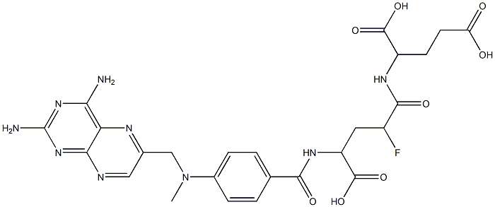 N-(N-(4-deoxy-4-amino-10-methylpteroyl)-4-fluoroglutamyl)-gamma-glutamate