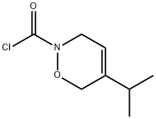 2H-1,2-Oxazine-2-carbonylchloride,3,6-dihydro-5-(1-methylethyl)-(9CI)