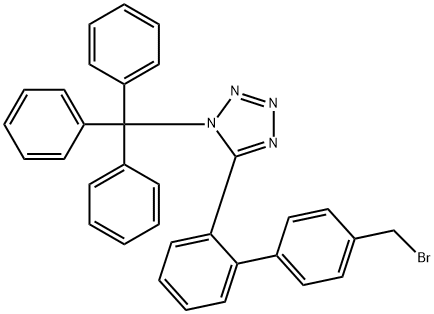 N-(三苯基甲基)-5-(4'-溴甲基联苯-2-基)四氮唑