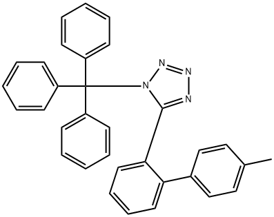 N-(三苯基甲基)-5-(4'-甲基联苯-2-基)四氮唑