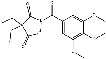 2-(3,4,5-trimethoxybenzoyl)-4,4-diethyl-3,5-isoxazolidinedione