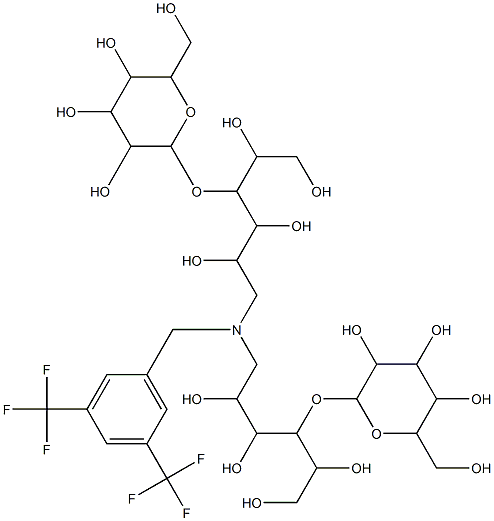 N,N-dilactitol-3,5-bis(trifluoromethyl)benzylamine