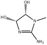 1H-Imidazole-4,5-diol,2-amino-4,5-dihydro-1-methyl-,cis-(9CI)