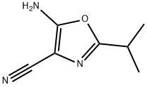 4-Oxazolecarbonitrile,5-amino-2-(1-methylethyl)-(9CI)