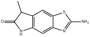 6H-Pyrrolo[2,3-f]benzothiazol-6-one,2-amino-5,7-dihydro-7-methyl-(9CI)