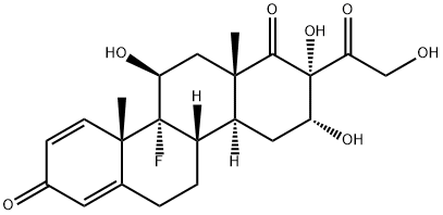 9-fluoro-11,16,17-trihydroxy-17-hydroxymethyl-D-homoandrosta-1,4-diene-3,17-dione