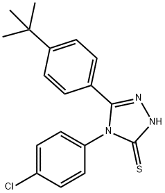 5-(4-叔丁基苯基)-4-(4-氯苯基)-4H-1,2,4-三唑-3-硫醇