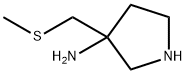 3-Pyrrolidinamine,3-[(methylthio)methyl]-(9CI)