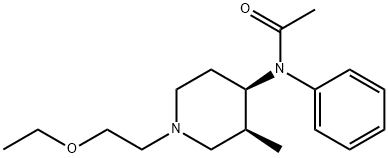 N-[(3S,4R)-1-(2-ethoxyethyl)-3-methyl-4-piperidyl]-N-phenyl-acetamide