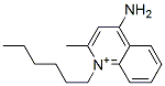 1-hexyl-4-amino-2-methylquinolinium