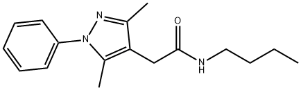 N-Butyl-3,5-dimethyl-1-phenyl-1H-pyrazole-4-acetamide