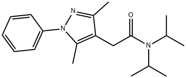 2-(3,5-dimethyl-1-phenyl-pyrazol-4-yl)-N,N-dipropan-2-yl-acetamide