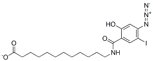 12-((5-iodo-4-azido-2-hydroxybenzoyl)amino)dodecanoate