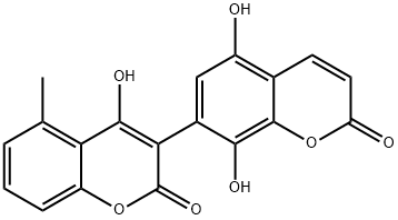 5,8-dihydroxy-7-(4-hydroxy-5-methylcoumarin-3-yl)coumarin