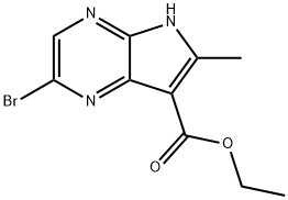 2-溴-6-甲基-5H-吡咯并[2,3-B]吡嗪-7-羧酸乙酯