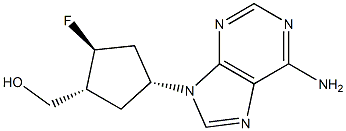 2',3'-dideoxy-3'-fluoroaristeromycin