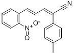 5-(2-Nitrophenyl)-2-(4-methylphenyl)-2,4-pentadienenitrile