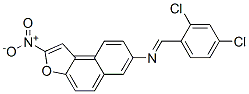 N-((2,4-Dichlorophenyl)methylene)-2-nitronaphtho(2,1-b)furan-7-amine