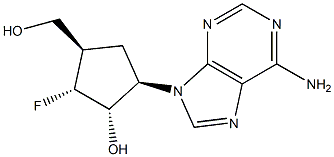 3'-deoxy-3'-fluoroaristeromycin