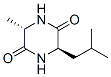 2,5-Piperazinedione,3-methyl-6-(2-methylpropyl)-,trans-(9CI)