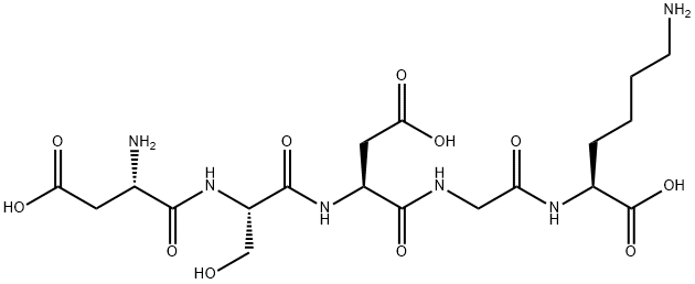 aspartyl-seryl-aspartyl-glycyl-lysine