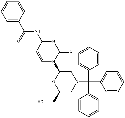 N-[1-[(2R,6S)-6-(羟甲基)-4-三苯甲基吗啉-2-基]-2-氧代-1,2-二氢嘧啶-4-基]苯甲酰胺