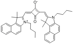 1-(1,1-Dimethyl-3-butyl-1H-benzoeindol-2-ylidenemethyl)-3-(1,1-dimethyl-3-butyl-1H-benzoeindolium-2-yl-methylene)-cyclobuten-2-one-4-olate