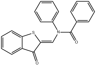 N-[(3-oxo-1-benzothien-2(3H)-ylidene)methyl]-N-phenylbenzamide