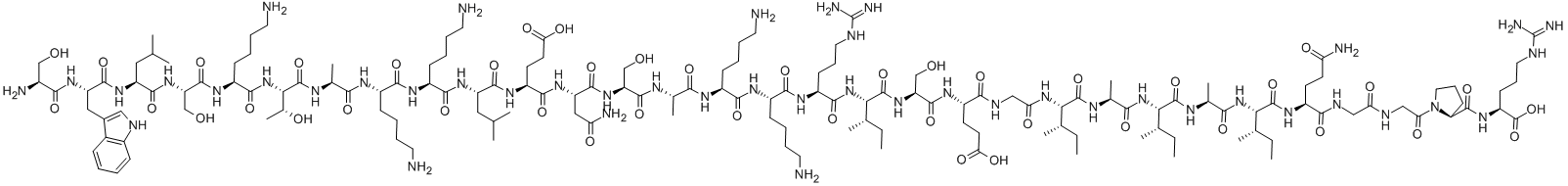 SER-TRP-LEU-SER-LYS-THR-ALA-LYS-LYS-LEU-GLU-ASN-SER-ALA-LYS-LYS-ARG-ILE-SER-GLU-GLY-ILE-ALA-ILE-ALA-ILE-GLN-GLY-GLY-PRO-ARG