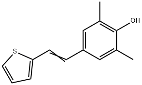 2,6-dimethyl-4-(2-(2-thienyl)ethenyl)phenol