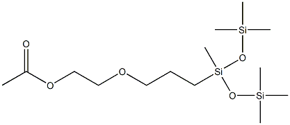 2-[乙酰氧基(聚氧乙烯)丙基]七甲基三硅氧烷