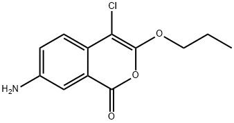 7-Amino-4-chloro-3-propoxy-isochromen-1-one
