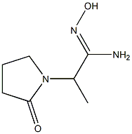 1-Pyrrolidineethanimidamide,N-hydroxy-alpha-methyl-2-oxo-(9CI)