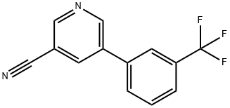 5-(3-(trifluoromethyl)phenyl)pyridine-3-carbonitrile