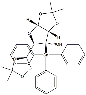 3-C-(triphenylstannyl)-1,2-5,6-di-O-isopropylidene-D-allofuranose