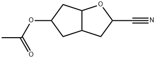 2H-Cyclopenta[b]furan-2-carbonitrile,5-(acetyloxy)hexahydro-(9CI)