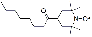 2,2,6,6-tetramethyl-4-capryloylpiperidine-1-oxyl