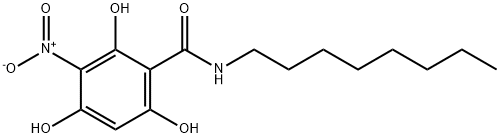 N-octyl-3-nitro-2,4,6-trihydroxybenzamide