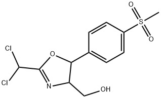 2-(DICHLOROMETHYL)-4,5-DIHYDRO-5-(4-MESYLPHENYL)OXAZOL-4-YLMETHANOL