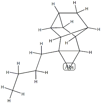 2,3,5-Methenopentaleno[1,2-b]oxirene,1a-butyloctahydro-,(1a-alpha-,1b-bta-,2-alpha-,3-alpha-,4a-bta-,5-alpha-,5a-alpha-,6S*)-(9CI)