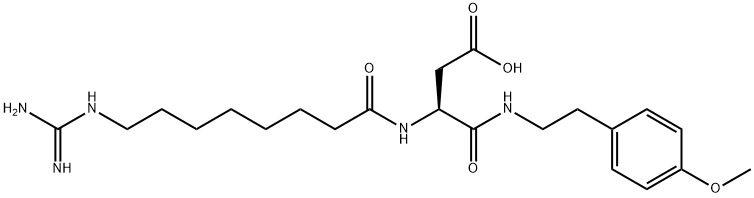 8-guanidinooctanoyl-Asp-2-(4-methoxyphenyl)ethylamide